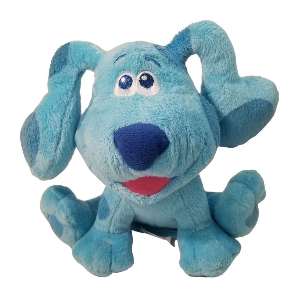 Barking Blue's Clues & You Puppy Dog 7" Nickelodeon Sitting Plush Stuffed Animal